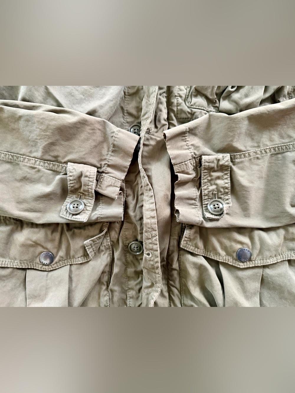J.Crew Cadet Jacket - Fatigue Green - Vintage - Size Small - Picture 3 of 11